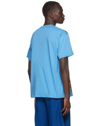 VERSACE JEANS COUTURE Blue Garland Sun T Shirt