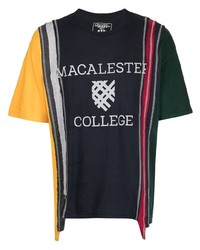Needles College Print Short Sleeved T Shirt