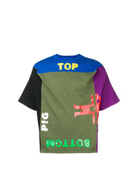 Walter Van Beirendonck Colour Block Boxy T Shirt