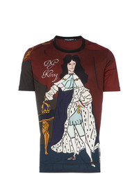 Dolce & Gabbana Dg King Print Cotton T Shirt