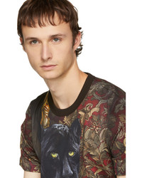 Dolce & Gabbana Dolce And Gabbana Multicolor Royal Panther T Shirt