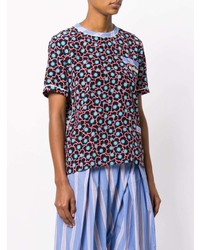 Marni Floral Print Boxy T Shirt