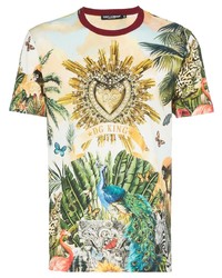 Dolce & Gabbana Giardino Print T Shirt