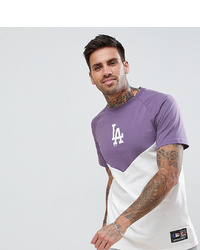 Majestic La Dodgers Chevron T Shirt In White