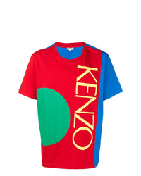 Kenzo Logo Colour Block T Shirt