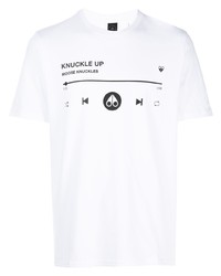 Moose Knuckles Logo Print T Shirt