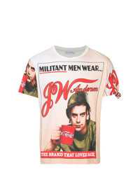 JW Anderson Militant Print T Shirt
