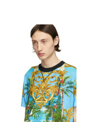VERSACE JEANS COUTURE Multicolor Barocco Jungle T Shirt
