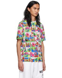Moschino Multicolor Jersey Comics T Shirt