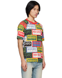Kenzo Multicolor Paris Labels T Shirt