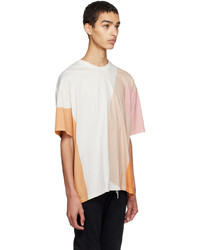 MAISON KITSUNÉ Multicolor Pastel Composition T Shirt