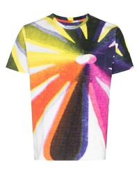 ERL Rainbow Print Cotton T Shirt