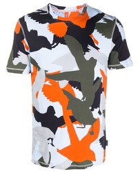 Raeburn Rburn Puffin Camouflage Print T Shirt