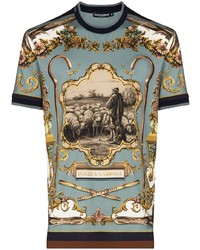 Dolce & Gabbana Shepherd Print T Shirt