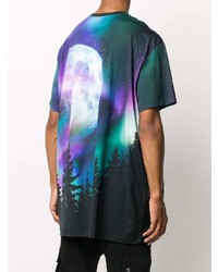 Balmain Starry Sky Print Oversized T Shirt