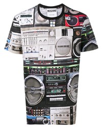 Moschino Stereo Print Cotton T Shirt