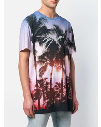 Balmain Sunset Photo Print T Shirt