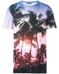 Balmain Sunset Photo Print T Shirt