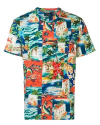 Polo Ralph Lauren T Shirt With Multiple Prints