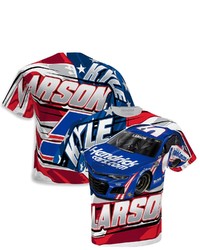 HENDRICK MOTORSPORTS TEAM COLLECTION White Kyle Larson Patriotic Sublimated Tonal T Shirt At Nordstrom