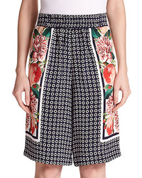Mother of Pearl Marnie Mixed Print Silk Culottes