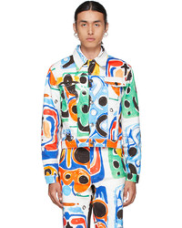 Charles Jeffrey Loverboy Multicolor Denim Art Jacket