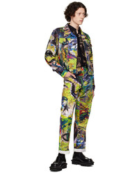 Charles Jeffrey Loverboy Multicolor Denim Jacket