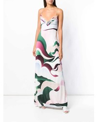 Emilio Pucci Abstract Print Long Dress