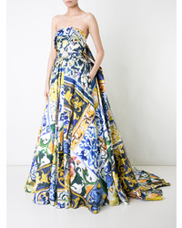 Isabel Sanchis Printed Laterina Gown