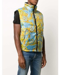 VERSACE JEANS COUTURE Reversible Barocco Down Gilet