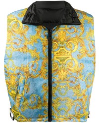 VERSACE JEANS COUTURE Reversible Barocco Down Gilet