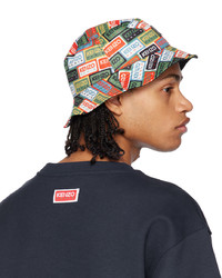 Kenzo Multicolor Paris Label Hat
