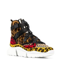 Valentino Garavani Leopard Print Hi Top Sneakers