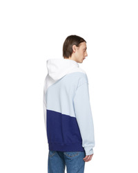 Levis Blue And White Crooked Hoodie
