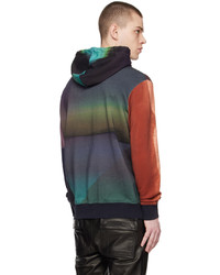 Paul Smith Multicolor Abstract Paint Hoodie