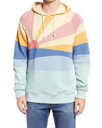 Faherty Soleil Stripe Hooded Sweatshirt