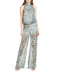 Sentimental NY Halter Chiffon Jumpsuit