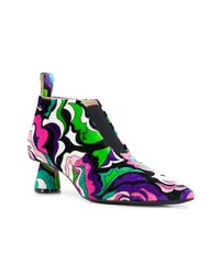 Emilio Pucci Multi Swirl Ankle Boot