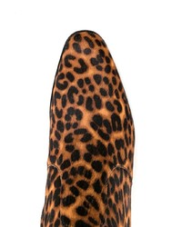 Kurt Geiger London Leopard Print Ankle Boots