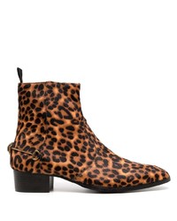 Kurt Geiger London Leopard Print Ankle Boots