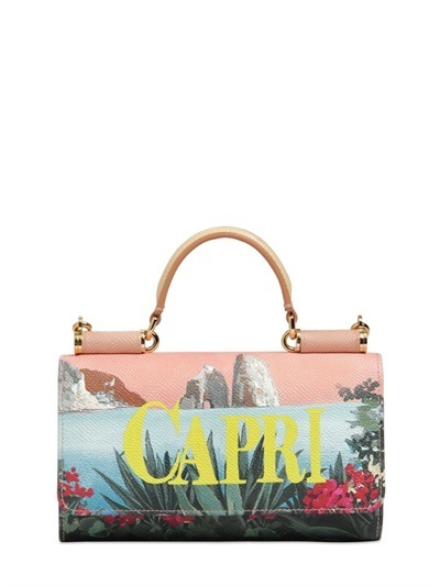 Dolce & Gabbana Cleo Floral Pochette Clutch Bag ($675) ❤ liked on