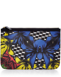 Pierre Hardy Floral Print Coated Canvas Clutch
