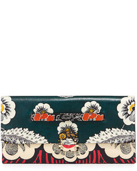 Valentino Floral Print Covered Clutch Bag