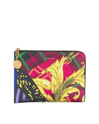 Versace Collection Printed Clutch