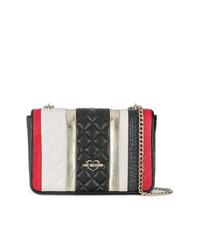 Love Moschino Striped Square Shoulder Bag