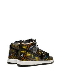 Nike X Concepts Dunk Hi Pro Sb Concepts Stained Glass Special Box Sneakers
