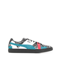 Puma Printed Lace Up Sneakers