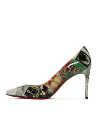 Christian Louboutin Multicolor Patent Collage Kate Heels
