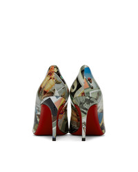 Christian Louboutin Multicolor Patent Collage Kate Heels