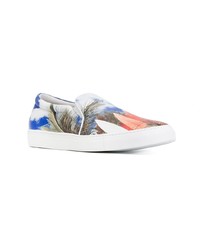 Joshua Sanders Surf Print Slip On Sneakers